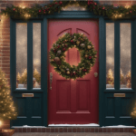 Cómo tener puertas decoradas de Navidad para escuelas