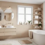 Baños beige y blanco: ideas elegantes para un oasis de calma